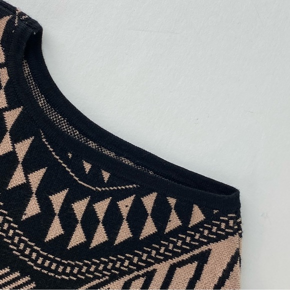 Say What Aztec Print Mock Neckline Sleeveless Dress Size Med - Picture 7 of 8